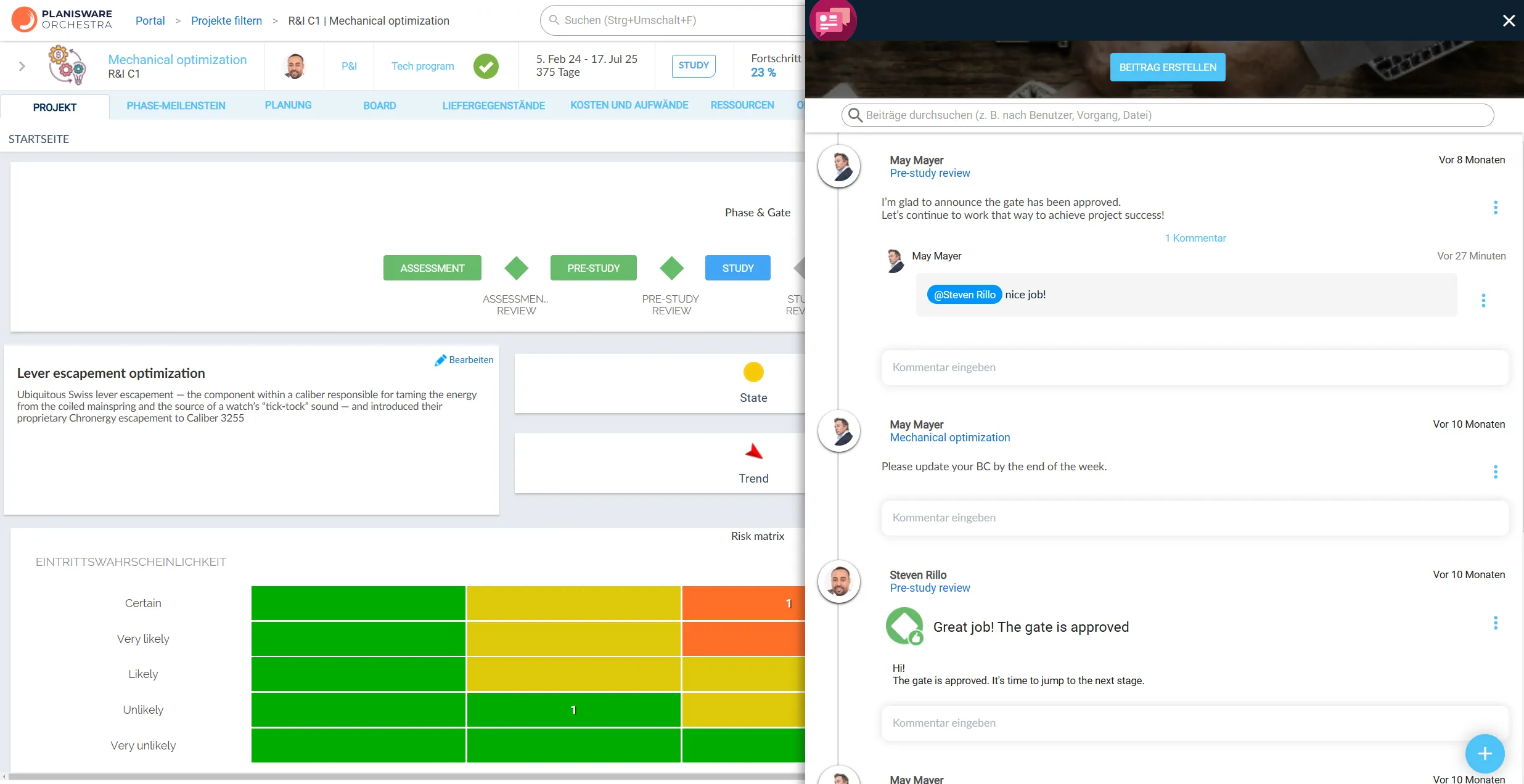 Planisware Orchestra collaboration